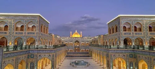 صحن حضرت زهرا(س) در نجف رسما راه اندازی شد بعلاوه عکس